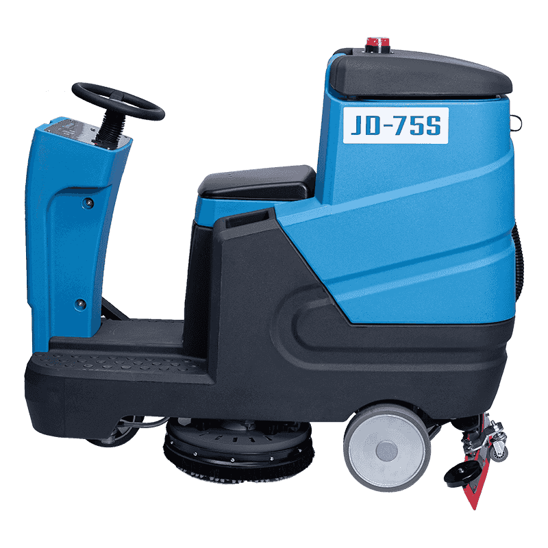 JD75S Middelgrote opzit-vloerschrobmachine met dubbele borstel